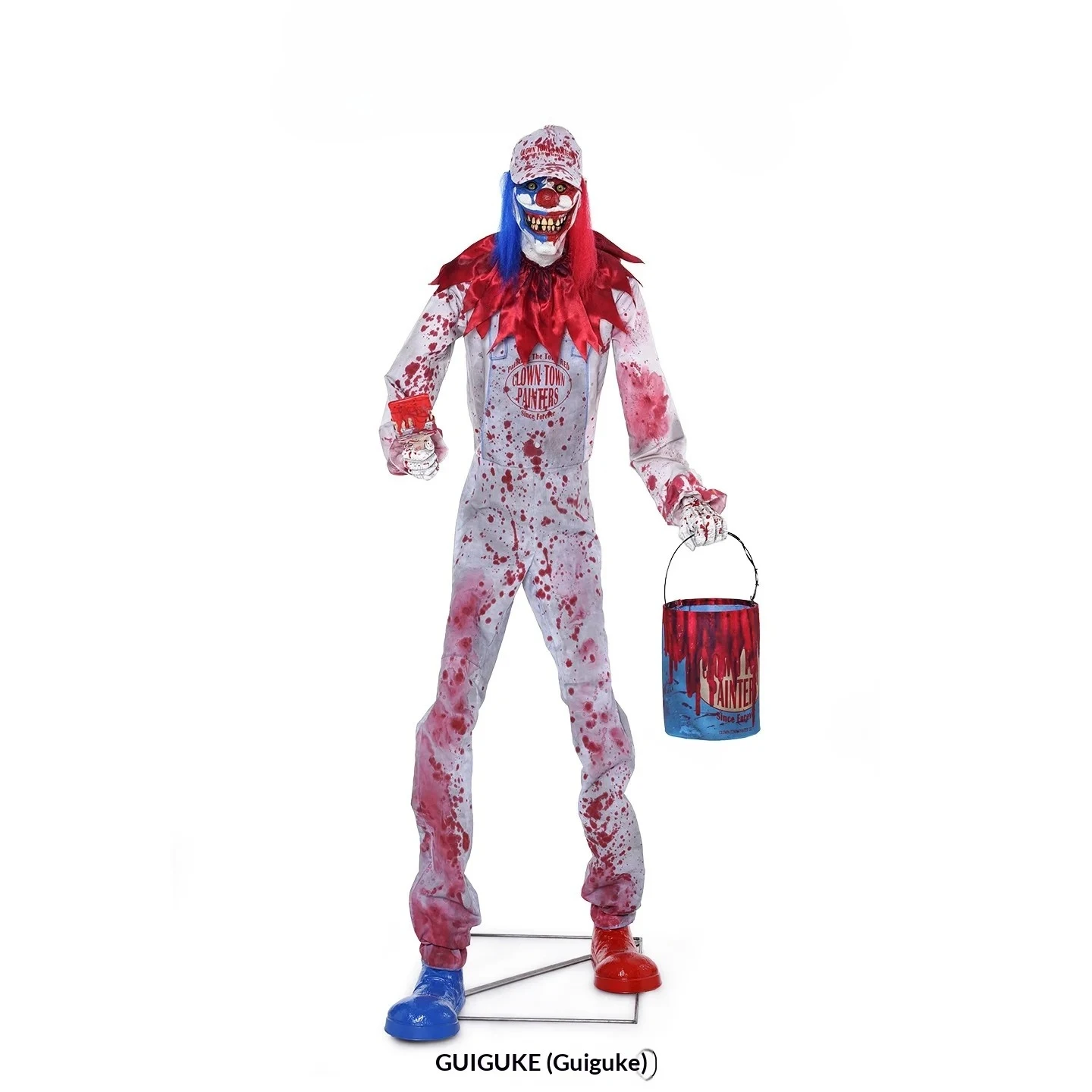 Halloween Electric Induction Paint Bucket Clown Haunted House Interior Decoration Props Ornament Model GGK5125061 Made in China