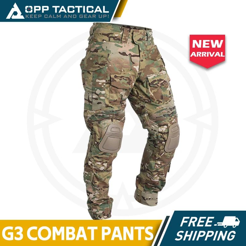 

G3 Combat Pants with Knee Pads Airsoft Tactical Trousers MultiCam CP gen3 Hunting Camouflage 3201