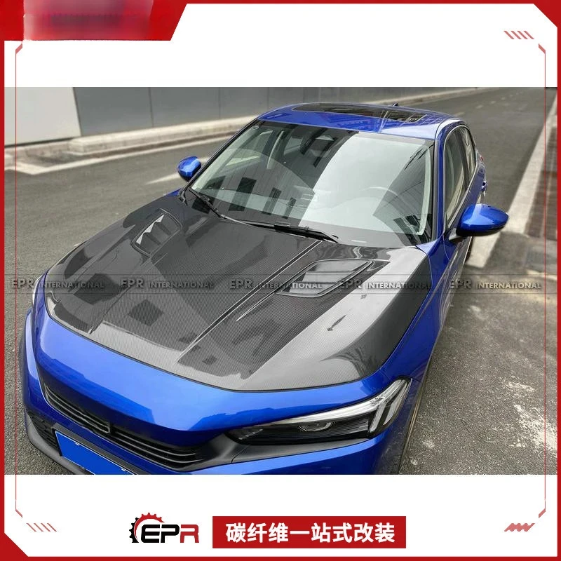 

Для Honda 11-го поколения Civic FE1 углеродное волокно HT вентиляционный капот двигателя