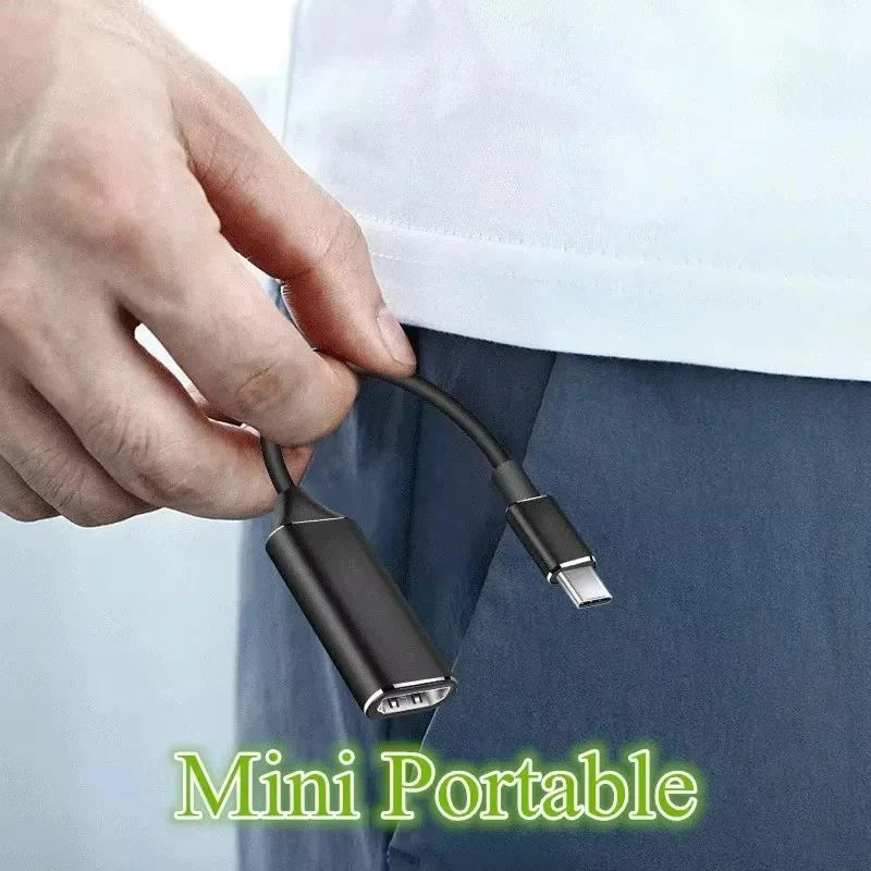 Type C to HDMI-compatible Adapter Converter 4K 30Hz USB C to HDTV For MacBook Pro Air iPad Pro Samsung Galaxy S10/S9 USB-C HDTV