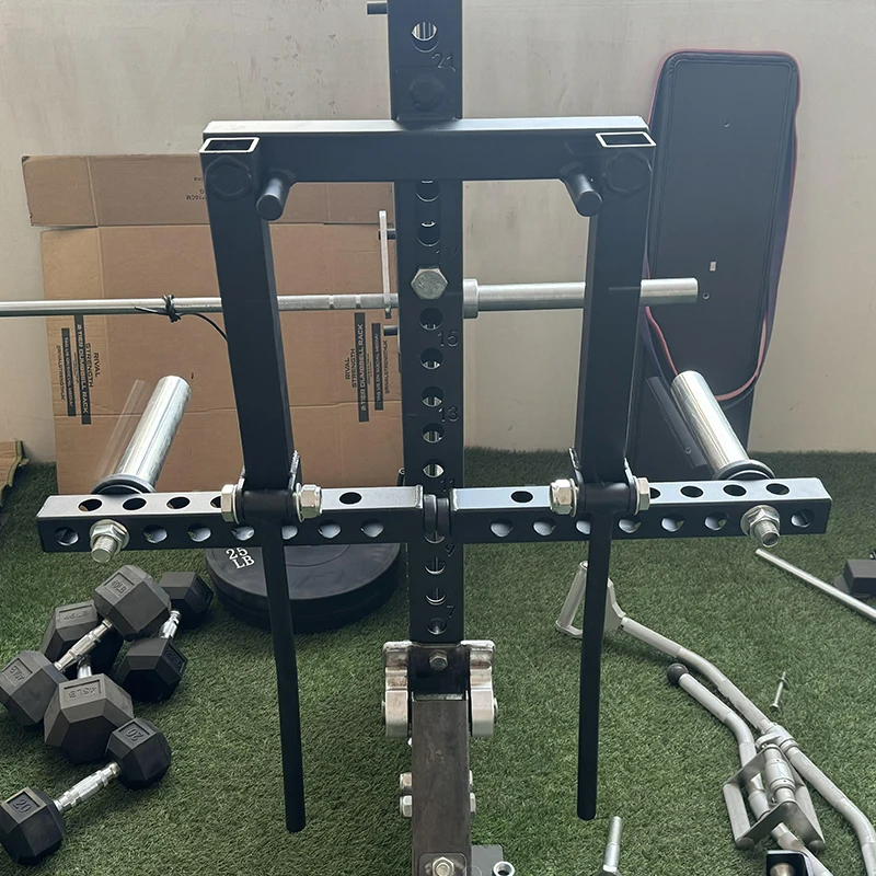 

Wall Mounted Standing Lateral Raise Machine Trainer for Rack Attachment