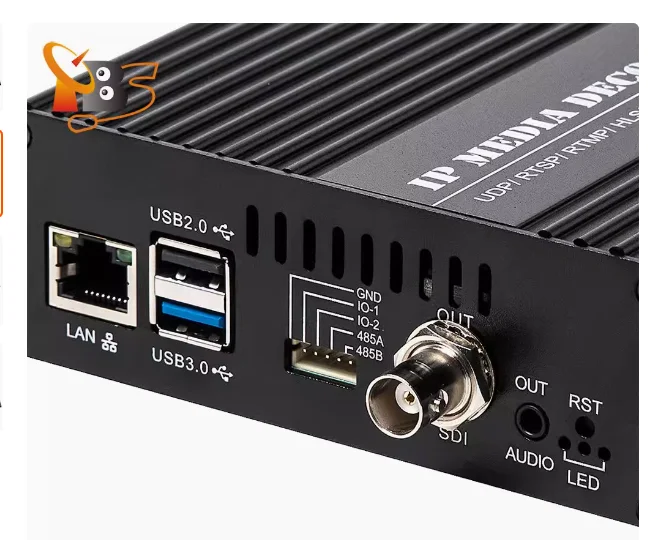 For TBS2663 SDI USB H.264 h.265 Audio and video decoder VP8 decoder