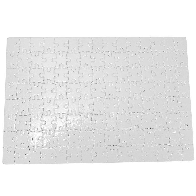 20 Sets Blank Sublimation A4 Jigsaw Puzzle With 120 Pieces DIY Heat Press Transfer Crafts A4 Thermal Transfer Puzzle DIY Thermal