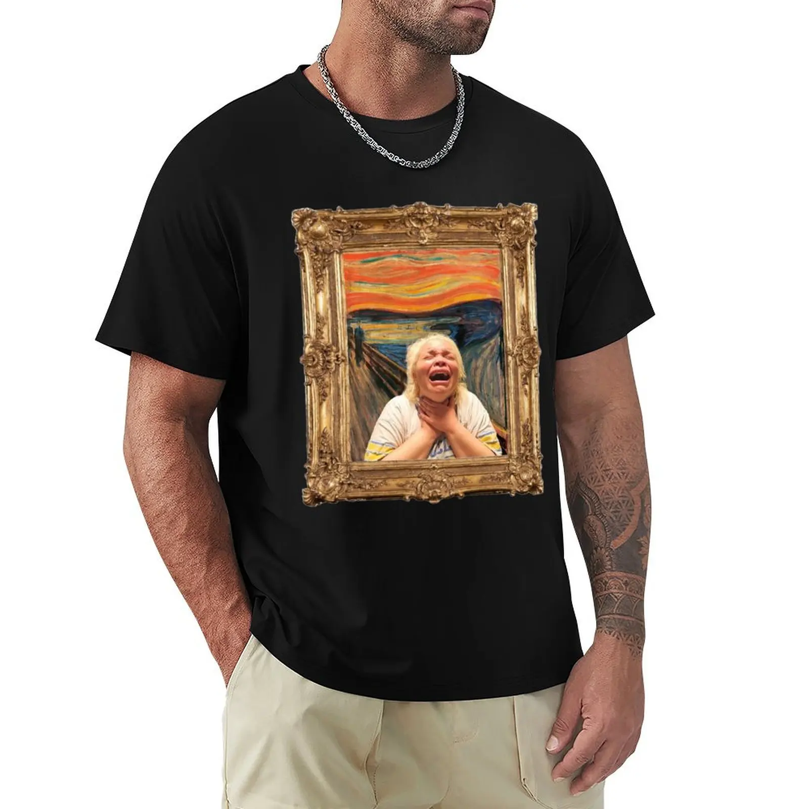 

The Scream. Now starring Trisha Paytas T-Shirt oversizeds cute clothes t shirts for men graphic