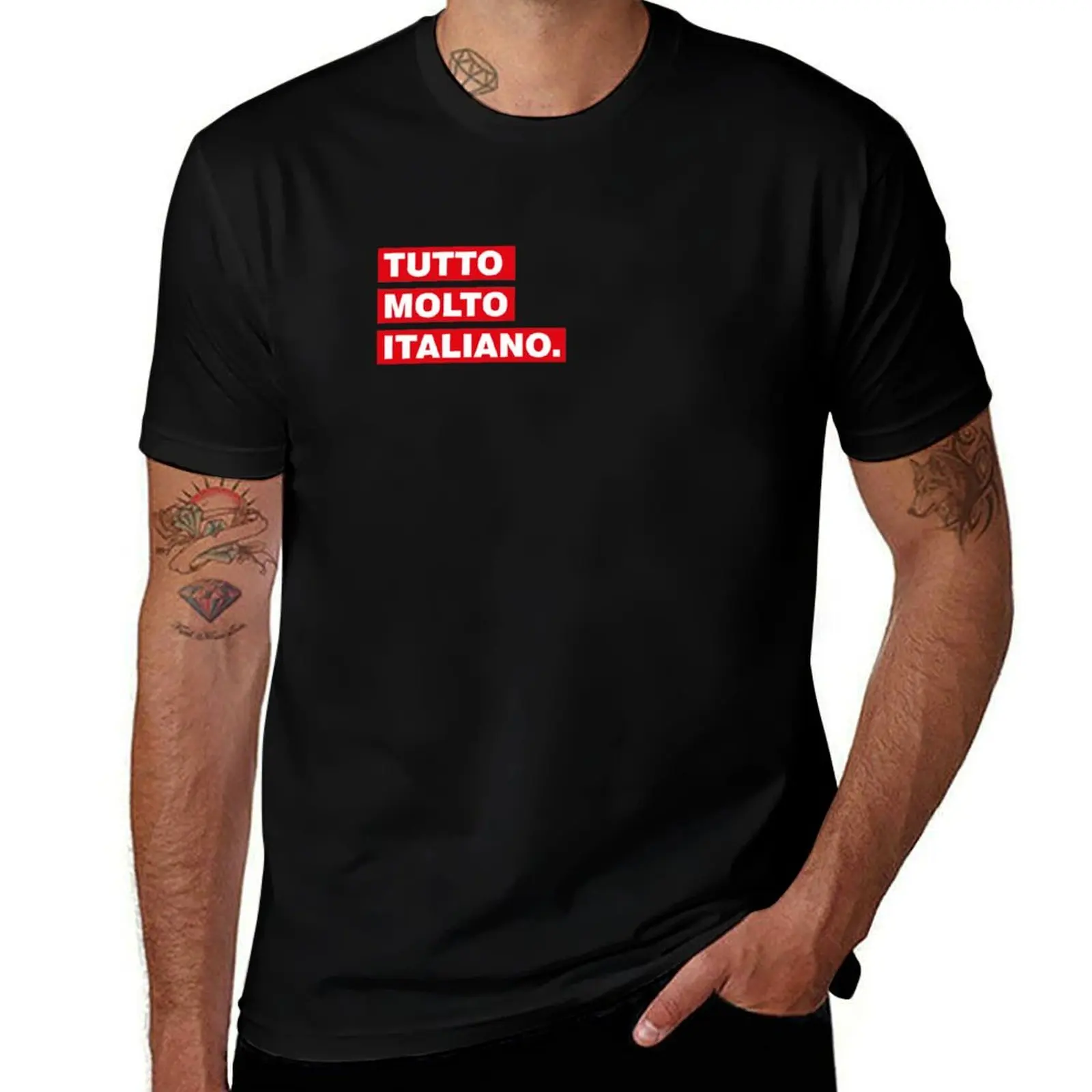 TUTTO MOLTO ITALIANO Boris Serie Tv Italiana T-Shirt luxury t-shirt blanks Louboutins mens champion t shirts