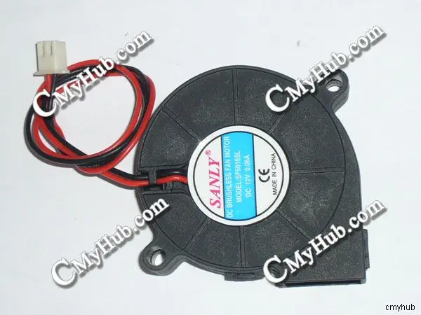 Yeni Midea S20U-C Nemlendirici SANLY SF5015SL DC12V 0.06A 50mm 50x50x15mm 2Pin 2 Tel Turbofan Soğutma Fanı SF5015SL SF5015SM 12V