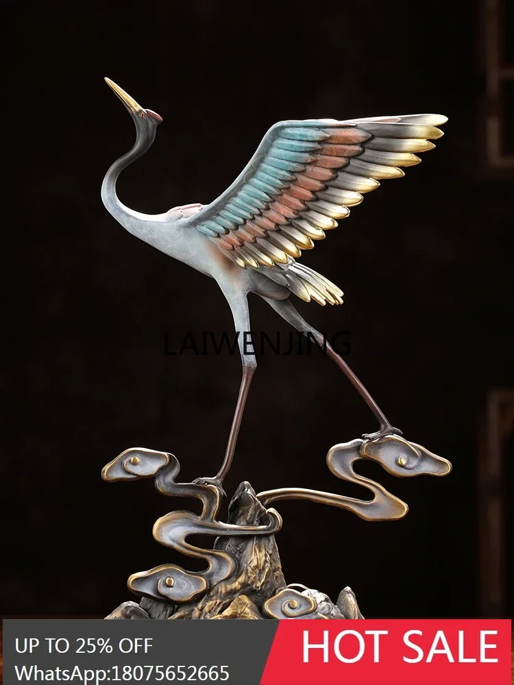 زخرفة رافعة رئيسية للزيت من MJY مصنوعة بالكامل من النحاس الصيني لتأثيث المنزل وغرفة المعيشة وخزانة النبيذ