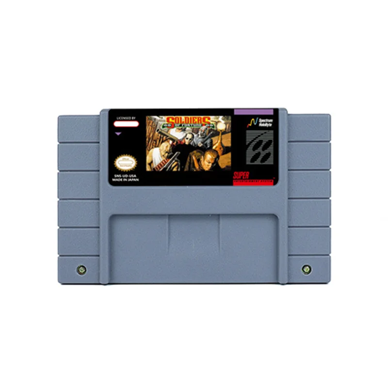 Soldiers of Fortune or The Chaos Engine Action Game for SNES 16 Bit Retro Cart Children Gift