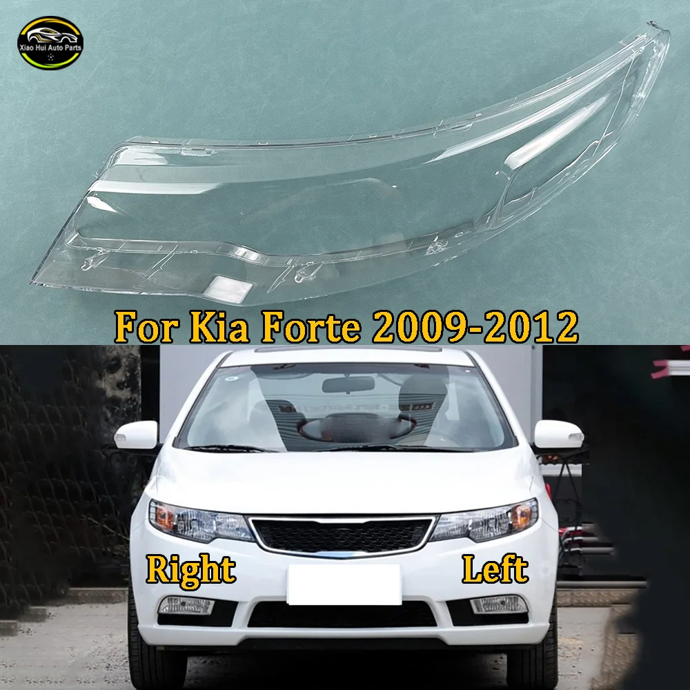 

For Kia Forte 2009 2010 2011 2012 Headlamp Cover Transparent Mask Lamp Shade Headlight Shell Lens Replace The Original Lampshade