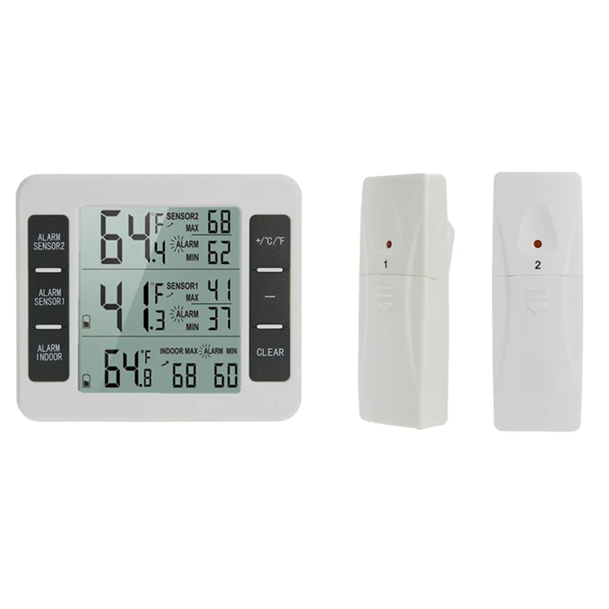 

ABIS-LCD Digital Thermometer Hygrometer Indoor Outdoor Temperature Humidity Meter Temperature and Humidity Sensor,B