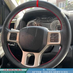 Customized Car Steering Wheel Cover Leather Original Steering Wheel For Dodge RAM 1500 Classic 2012-2023 RAM 2500 3500 5500