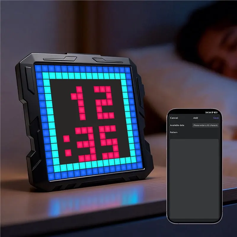 as94-pixel-art-led-panel-digital-night-light-smart-design-with-cool-animation-frame-app-control