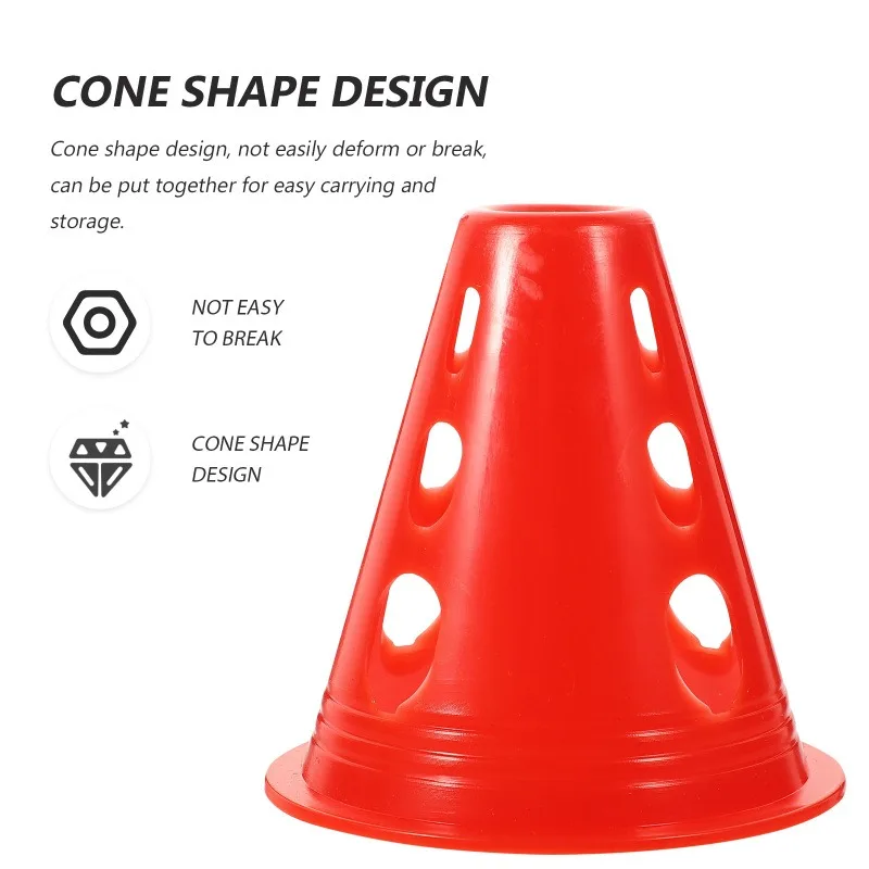 8cm Colored Cones Skates Small Road Block Agility Gym Training Roller Skating Soccer Marker Sign