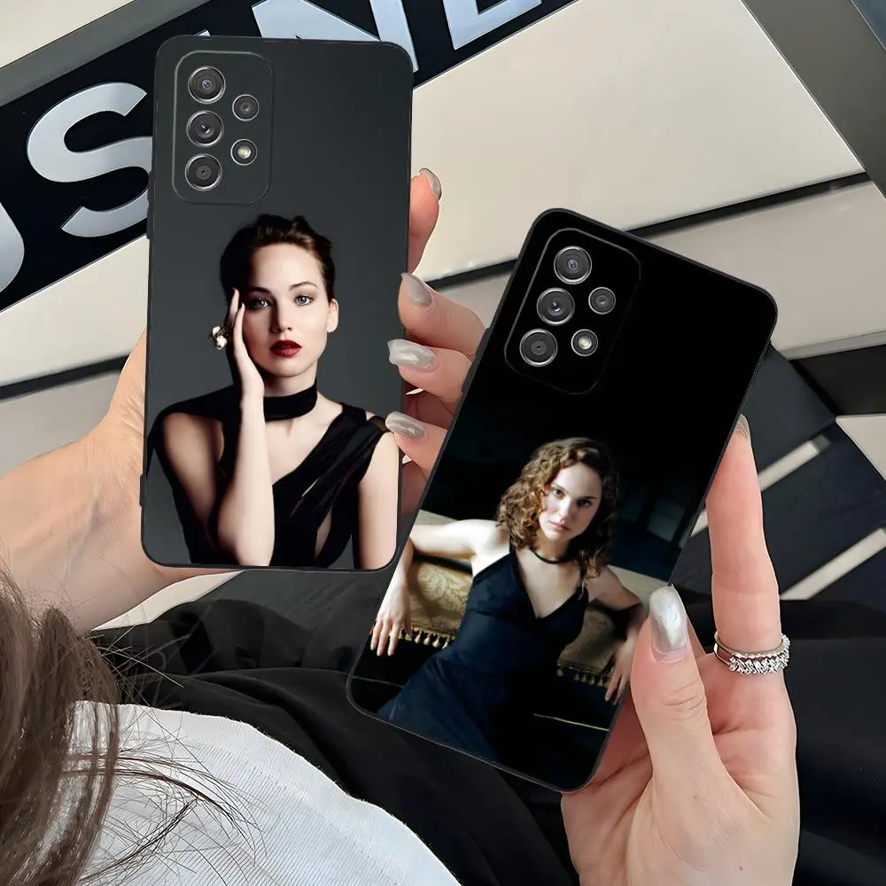 Чехол для телефона Natalie Portman Samsung Galaxy M55 54 42 35 34 33 32 23 22 15 14 13 12 F55 5G мягкий противоударный чехол из ТПУ