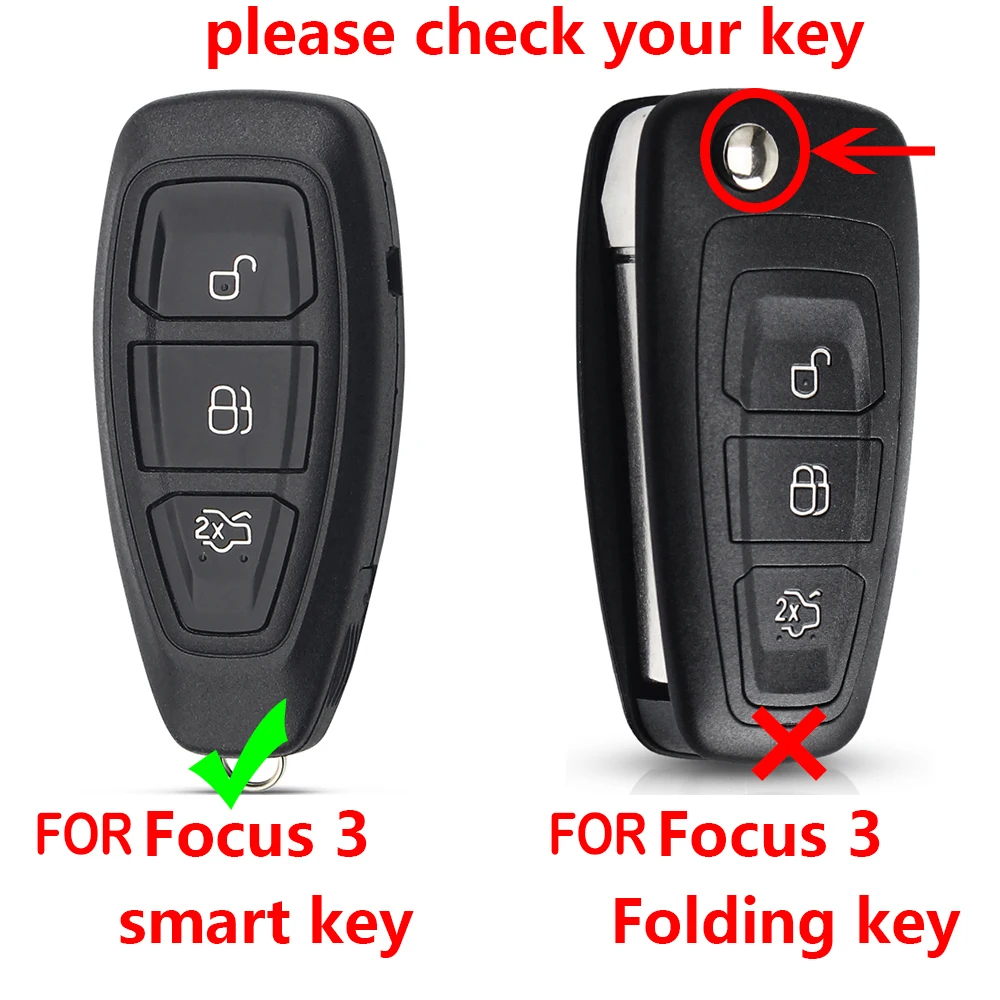 For Ford Focus 3 Fiesta Mondeo Kuga Transit Ecosport Grand C-Max For Puma Silicone Car Remote Key Case Shell Key Cover Holder