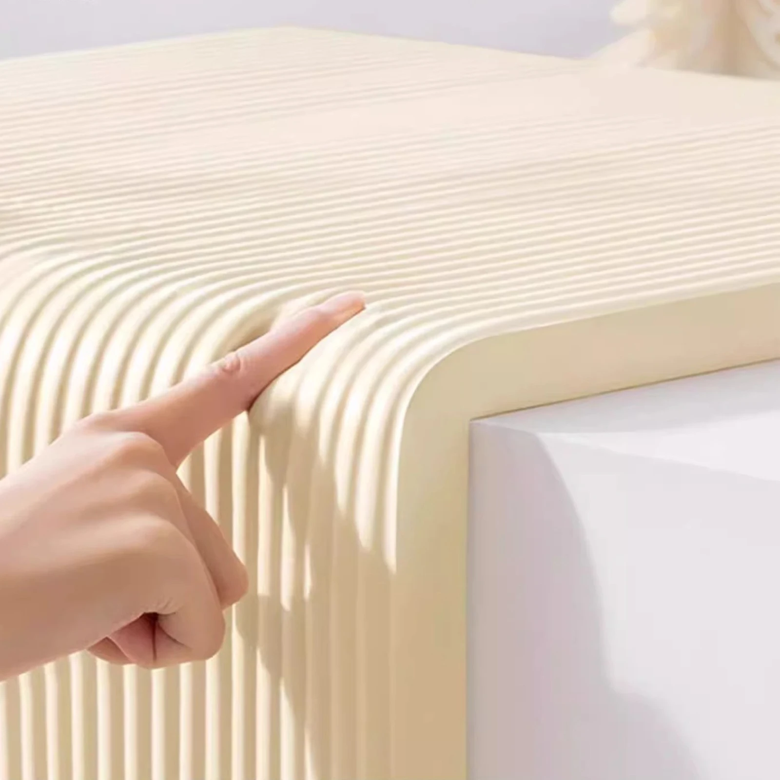 Baby Safety Anti Collision Wall Cushion Self Adhesive Soft Foam Wall Protector Strip Nursery Bumper Guard for Home and Bedroom