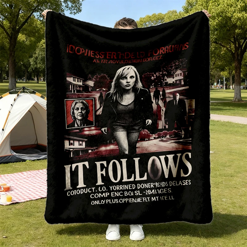 It Follows Horror Film Cozy Blanket David Robert Mitchell Movie Graphic Warm Blanket