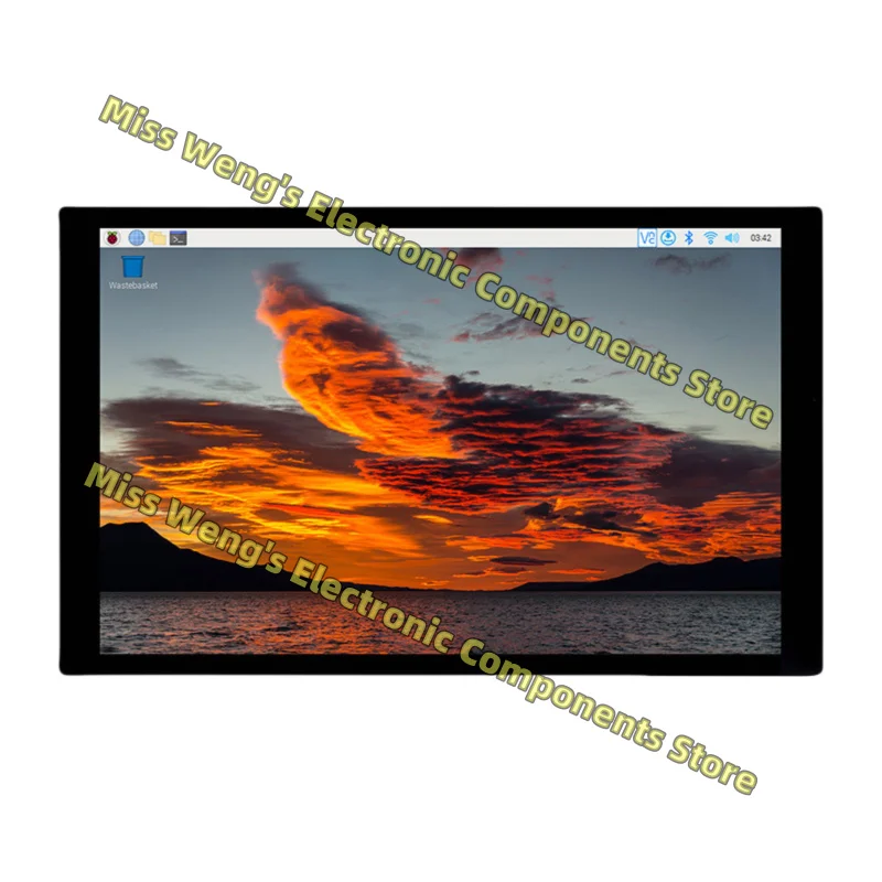 Raspberry Pi 2.8/4/4.3/5/7/7.9/8/10.1/11.9-inch LCD display screen DSI communication capacitive touch screen optional shell