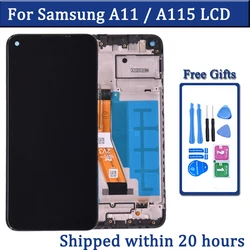 For Samsung  A11 A115 A115F LCD Display With Touch Screen Digitizer Assembly Replacement Repair Spare Part