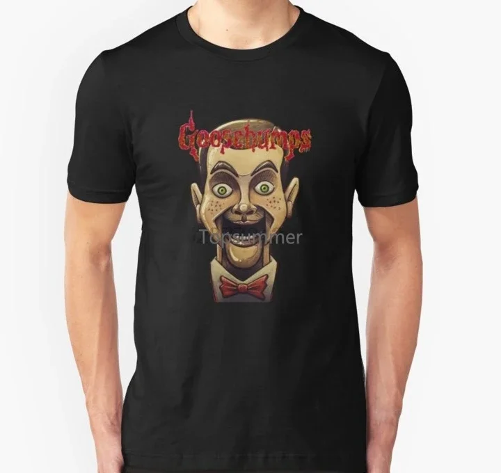 Men Tshirt Slappy The Dummy Goosebumps Unisex T Shirt Printed T-Shirt Tees Top