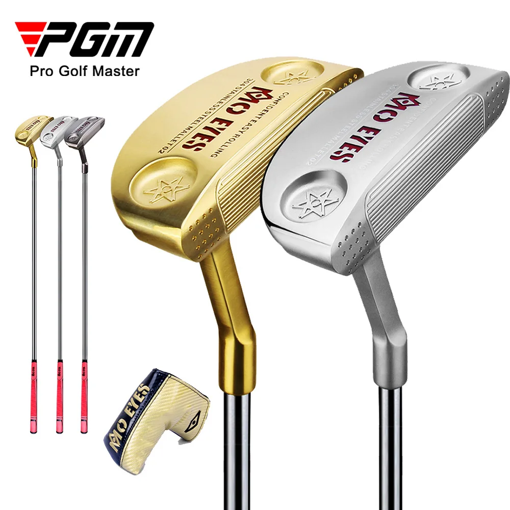 Golf Club Putter 304 Soft Iron Forging Half Round Club Head One Line Low Center of Gravity Golf Club Position Line Push Rod