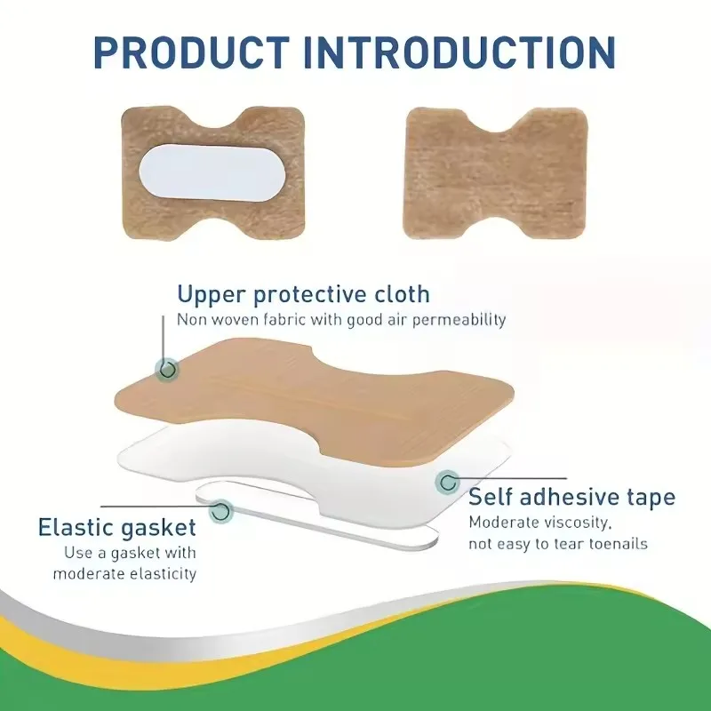 Toenail Repair Patch Fungal Infection Toenails Discoloration Embedded Growth Nails Breathable Correction Sticker Foot Care Tools