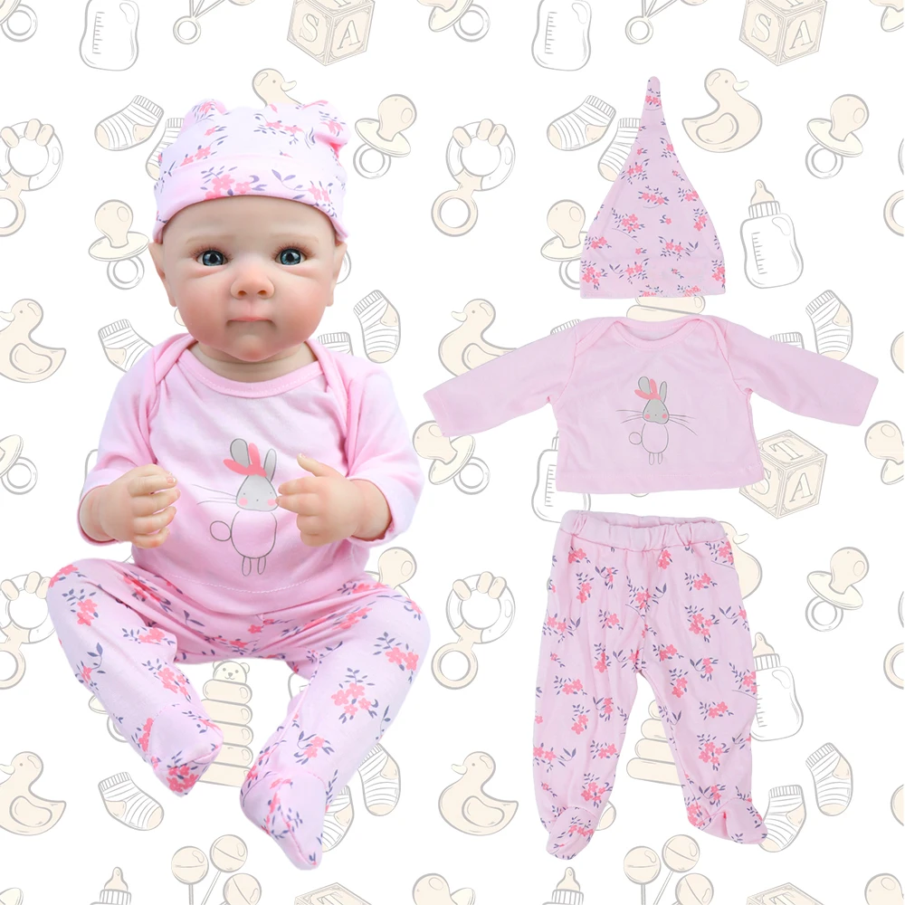 Nieuwe Pop Kleding Past Fit Voor 48-50 Cm Babypop 18-20 Inch Reborn Babypop Kleding Accessoires kleding Pak Voor Generatie Pop