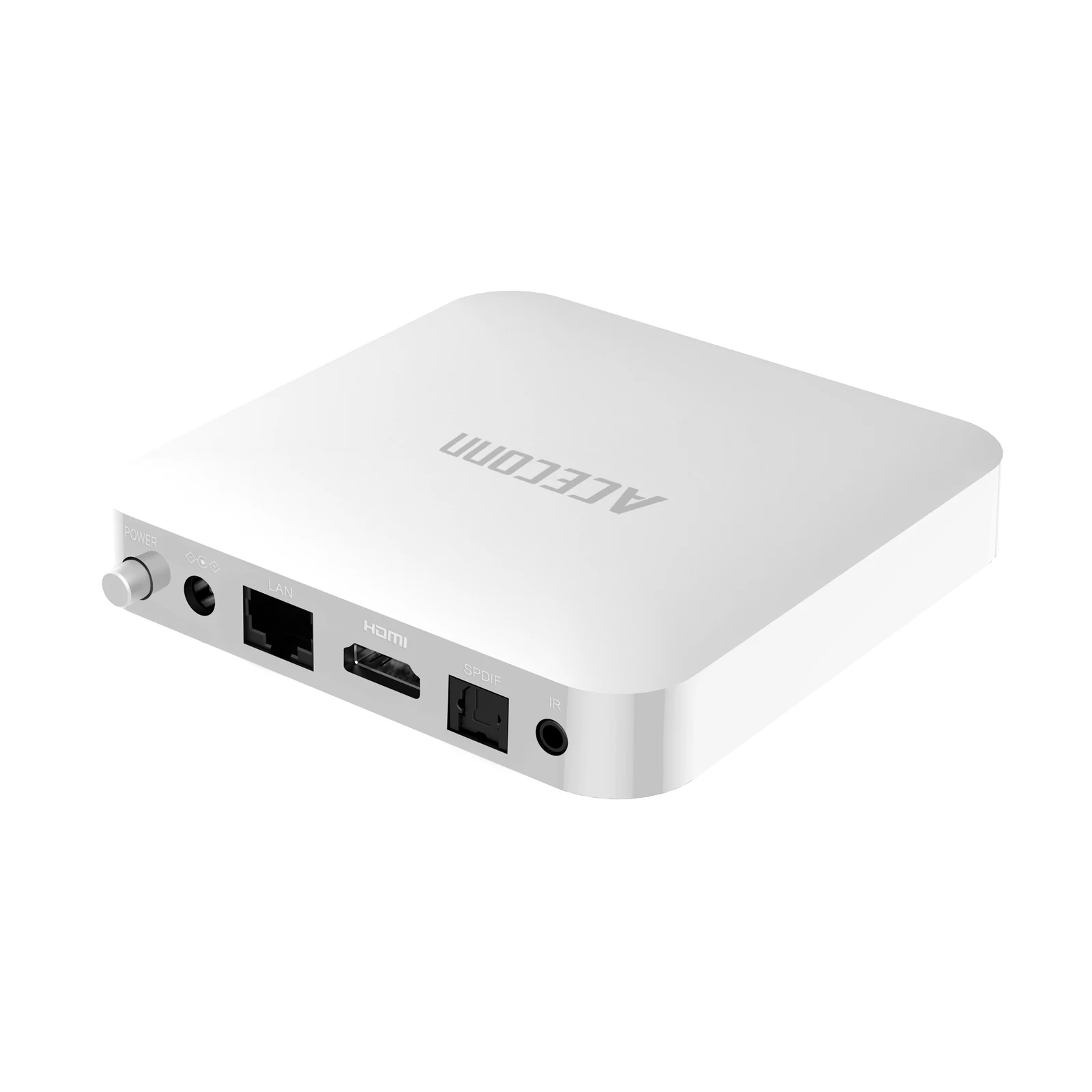 ACECONN ACE11 Iptv-abonnement online TV Box Streaming Box 2G 32GB Dualband WiFi LAN-poort BT Auto Learning Hotkeys Remote Backlight