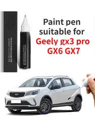 Paint pen suitable for geely gx3 pro GX6 GX7 paint pen ice crystal white Han jade white repair color tool for car touch up pen