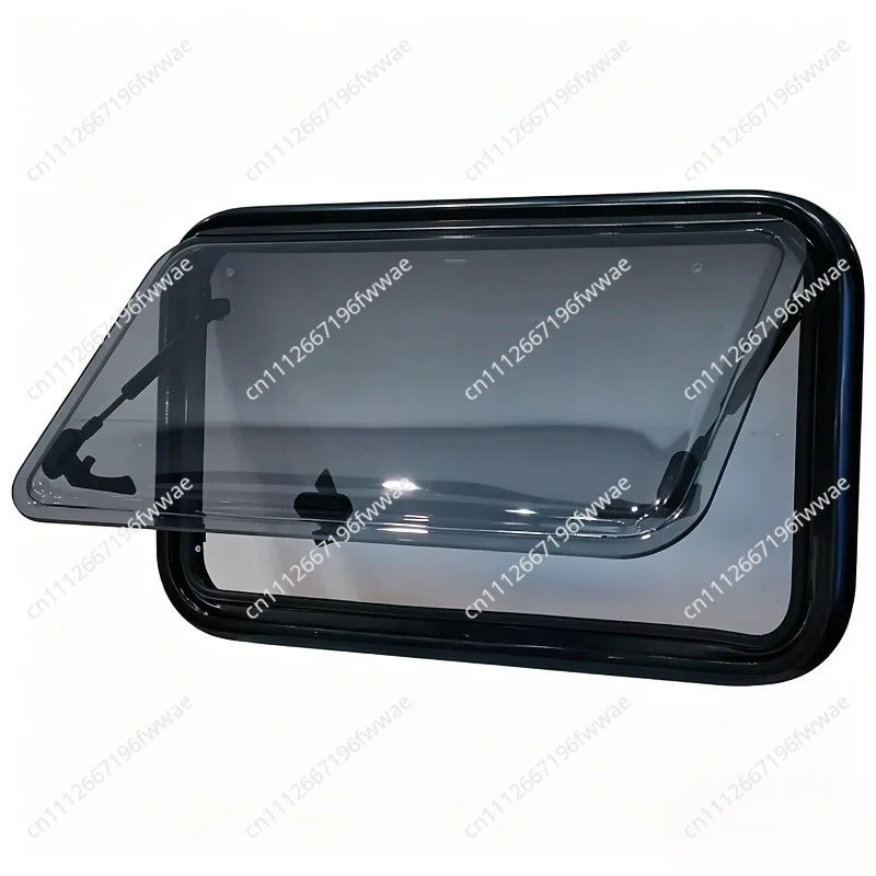 Flush Mount Acrylic Awning Window Pleated Shade Built-in Frame Size Optional Camper Van Accessories