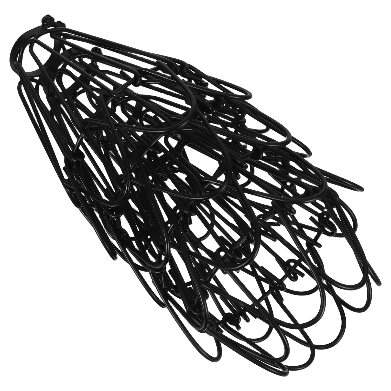 

4Pcs Iron Art Lampshade Rustic Vintage Deformed Flower Petals Chandelier Lampshade Light Cage Guard Industrial Decor