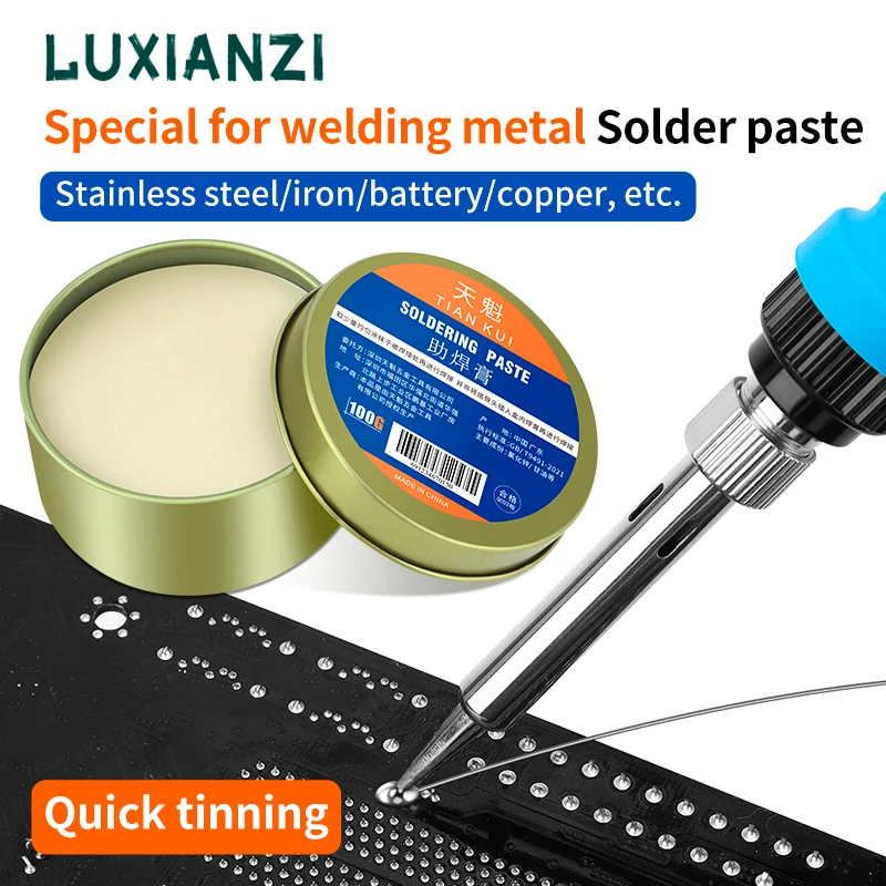 

LUXIANZI Solder Paste Rosin Flux 35g/100g For PCB BGA Soldering Electronic Circuit Board Repair Welding Tin Soldering Oil