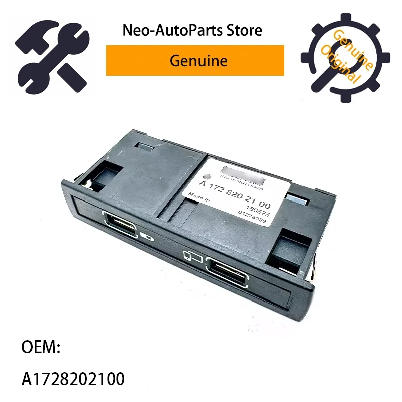 A1728202100 Brand New Geuine USB Hub Input/Connector Control Module For Mercedes Benz A B GLA GLE OEM 1728202100