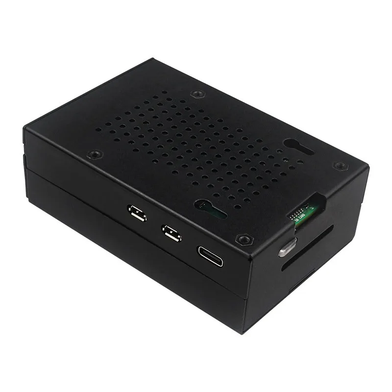 Suitable for Raspberry Pi 5th Generation Metal Heat Dissipation Shell Raspberry Pi 5 Aluminum Alloy Shell