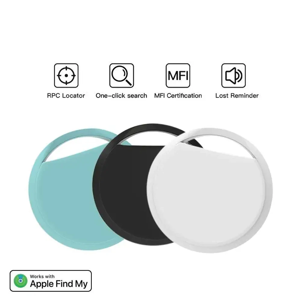 

GPS Smart Air tag Bluetooth Устройство защиты от потери Смарт-трекер Для ключей, багажного кошелька Смарт-тег работает с Apple Find My (только iOS)