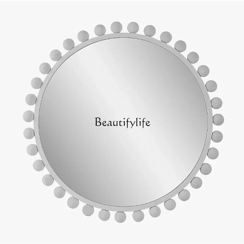 

FG*Bedroom bathroom mirror paste wall whole body patch small makeup paste glass cabinet door self-wall mirror