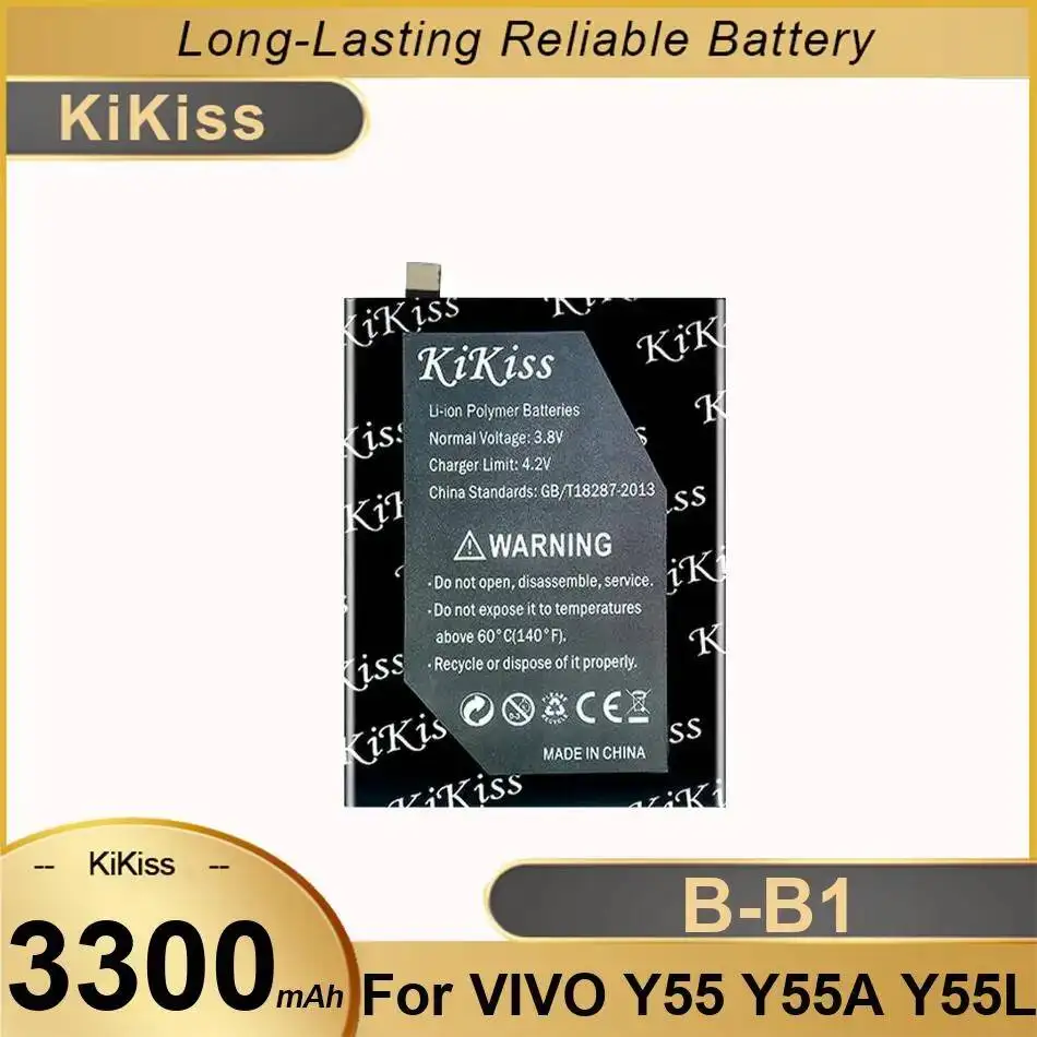 

Долговечная замена премиум-класса B-B1 3300 мАч для Vivo Y55 Y55A Y55L аккумулятор мобильного телефона
