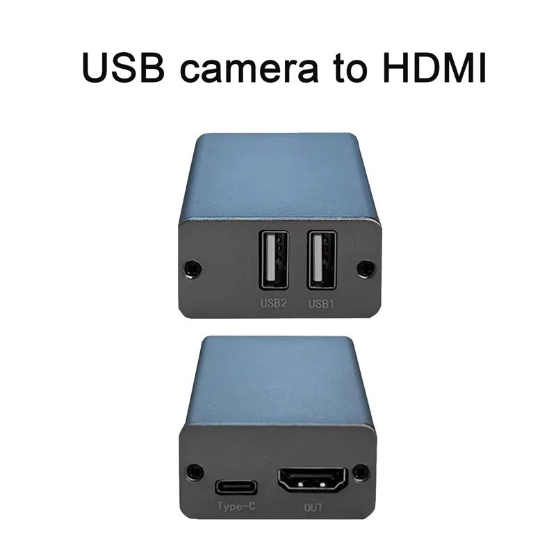 USB Camera To HDMI Converter Pocket3 To HDMI Connect The Guide Desk UVC To HDMI Teaching Screen Casting Plug and Play