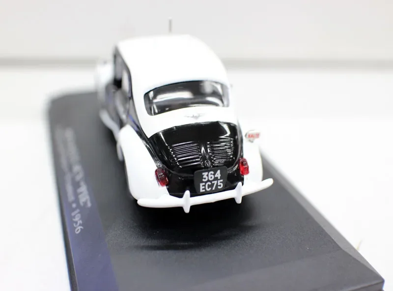 Diecast Alloy 1:43 Scale 4CV 1956 French Police Car Classic Model Adult Classic Collection Gift Display Souvenir Ornament