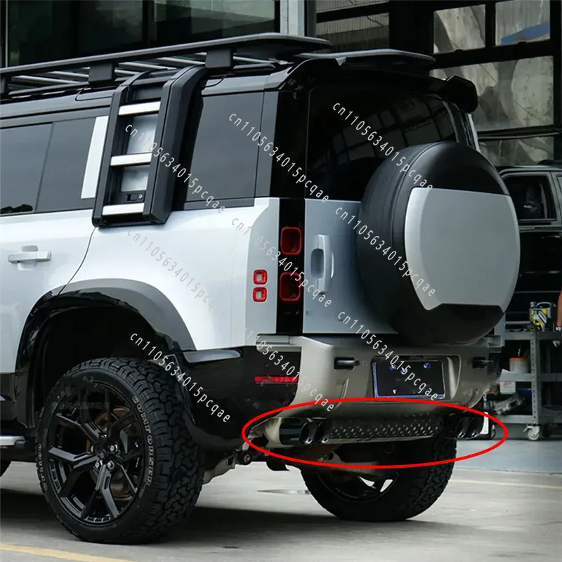 DEX Car Exhaust Tip for Land Rover Defender 90 110 2020-2022 4Outlet High Quality SS304 2.0T 3.0T Muffler Exhaust Pipe Tail Pipe - view 3