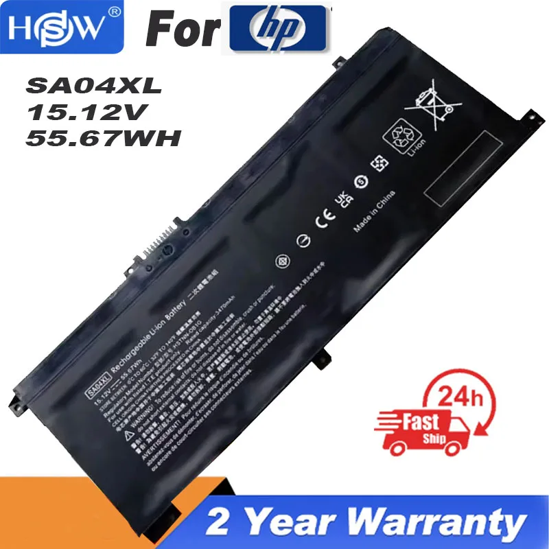 SA04XL Battery For HP Envy X360 15-DR 15-DR0010TX Series HSTNN-OB1F HSTNN-OB1G HSTNN-UB7U L43248-541 L43248-AC1