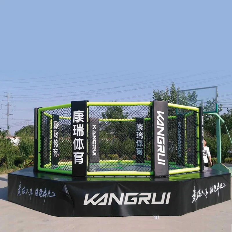 Professional Ufc Fighting Training Equipment Boxing Ring Muay Thai Mma Boxing Cage Octagonal Cage