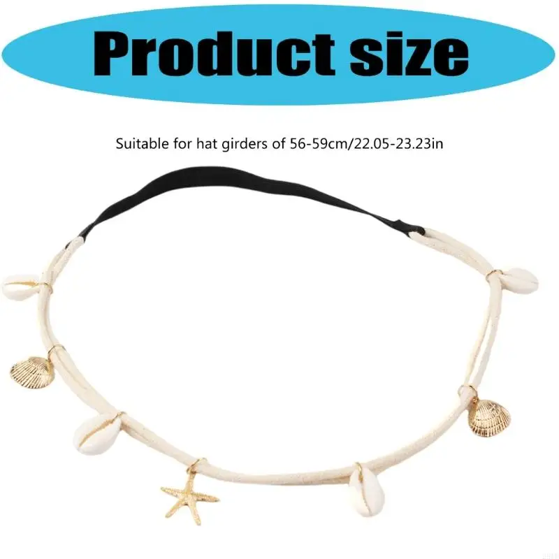 2025 New Natural Cowrie And Echinoderm Beach Hat Group For Season Vacation Family Excursions Thin Addition