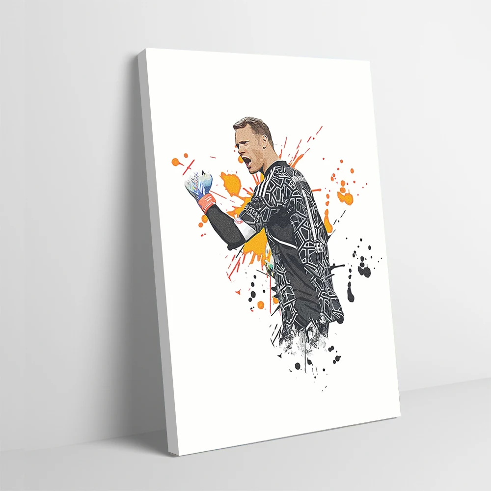 Póster con impresión de Manuel Neuer, imágenes personalizables, cuadro sobre lienzo para pared, varita Deko, carteles decorativos para el hogar, sala de estar