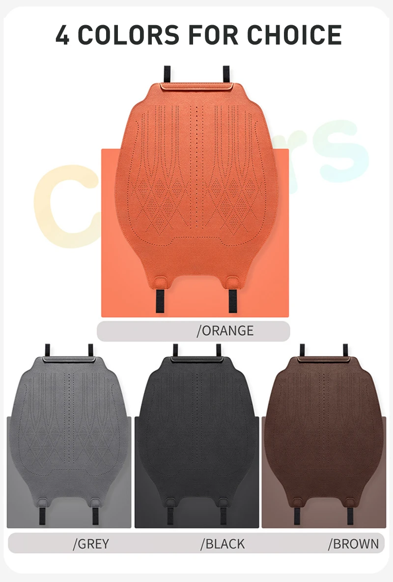 Auto Sitzbezüge Schutz Set Universal Auto Vorne Hinten Kissen Pad Wildleder Leder Vier Saison Sitzbezüge Matte Auto Zubehör – Detail 12