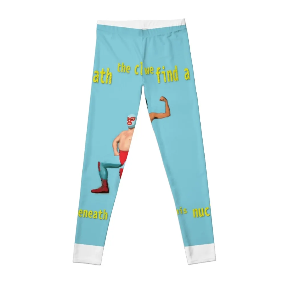 

Beneath a Man - Nucleus - Nacho Libre Leggings gym womans Sports pants for sporty woman gym Womens Leggings