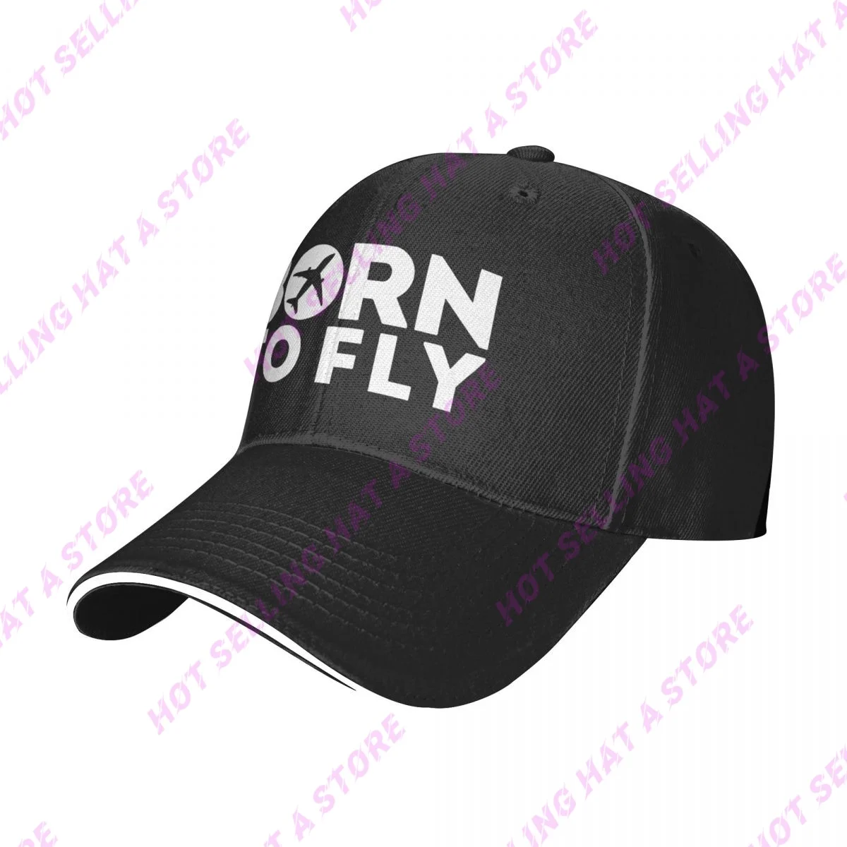 

Summer Men Cap Born To Fly Flight Multiple Colour Baseball Cap Adjustable Unisex Hat Adult Children Hat Shade Sport Baseball Hat