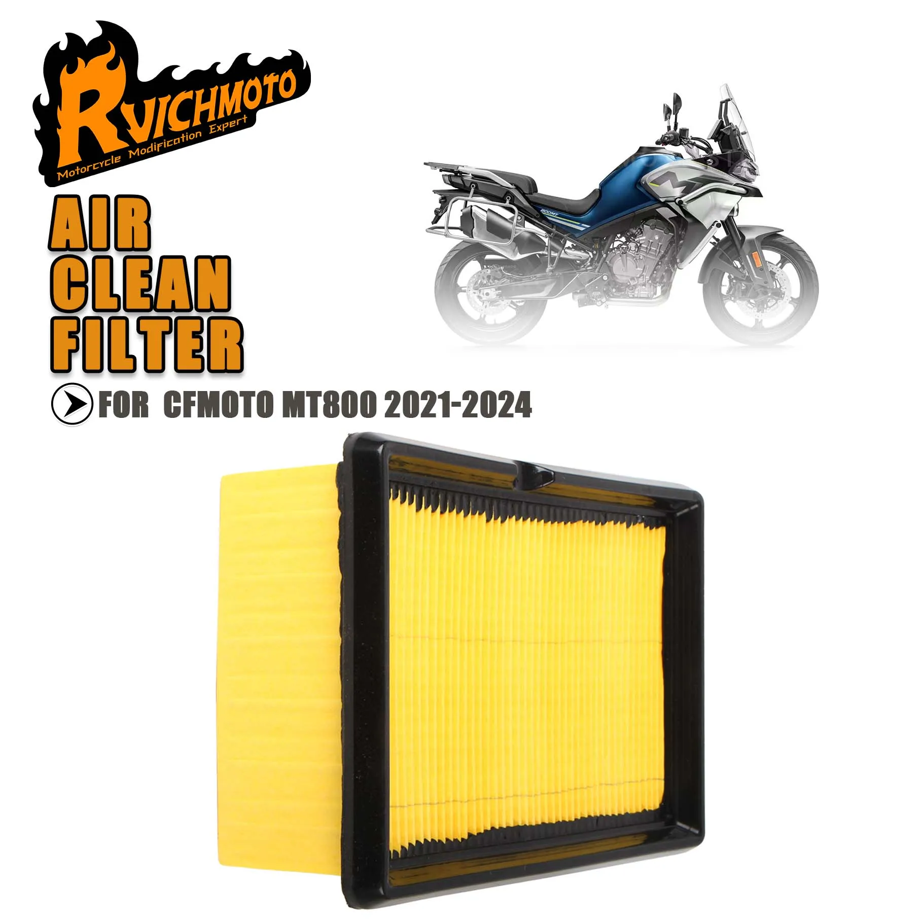 MT 800 MT Motorcycle Engine Air Intake Filter Clean For CFMOTO MT800 800MT 2021-2023 2024 Purification Cleaner Element Accessory