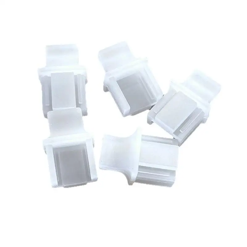RJ45 Network Port Dust Cover 10/30 Pcs High Temperature Resistant Silicone Protector for Servers Router