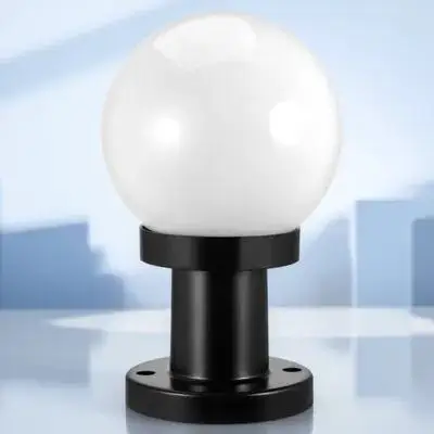 

Уличный столбчатый светильник 15 см, высококачественный акриловый плафон-шар, уличный светильник для патио и террасы, садовый светильник, декор для сада